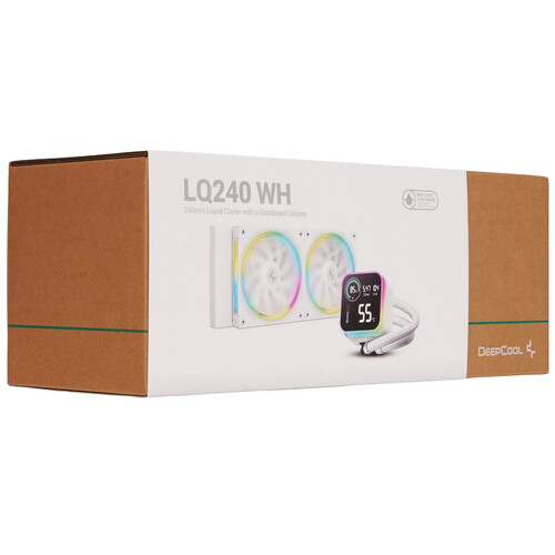 Купить Система охлаждения DEEPCOOL LQ240 WH  белая  5614090. Характеристики, отзывы и цены в Донецке