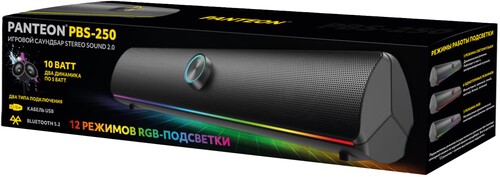 Купить Саундбар Panteon PBS-250 черный  5478331. Характеристики, отзывы и цены в Донецке