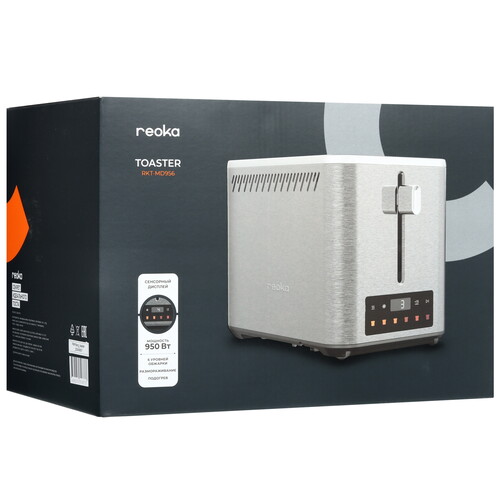 Купить Тостер Reoka RKT-MD956 серый  9137084. Характеристики, отзывы и цены в Донецке
