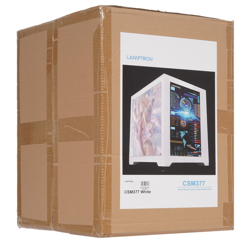 Купить Корпус Lamptron LAMP-CSM377  белый  5617503. Характеристики, отзывы и цены в Донецке
