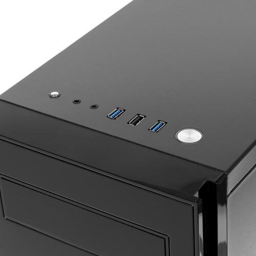 Купить Корпус Chieftec HAWK [AL-02B-OP] черный  1633558. Характеристики, отзывы и цены в Донецке