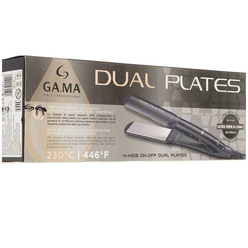 Купить Выпрямитель для волос GA.MA X - WIDE ONOFF PTC DUAL PLATES AF  9174449. Характеристики, отзывы и цены в Донецке