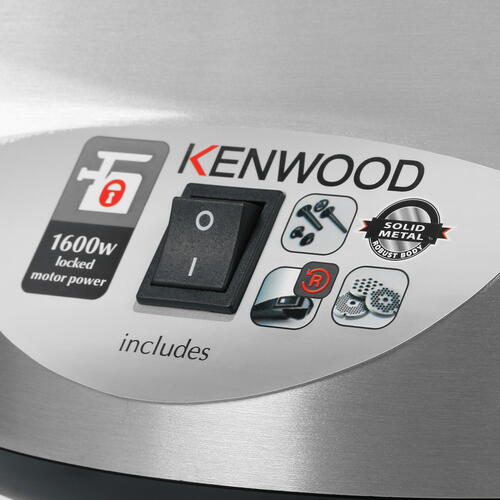Купить Мясорубка электрическая Kenwood MG510 серебристый  0141896. Характеристики, отзывы и цены в Донецке