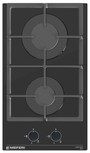 Купить Газовая варочная поверхность Meferi MGH302BK GLASS LIGHT  9168778. Характеристики, отзывы и цены в Донецке