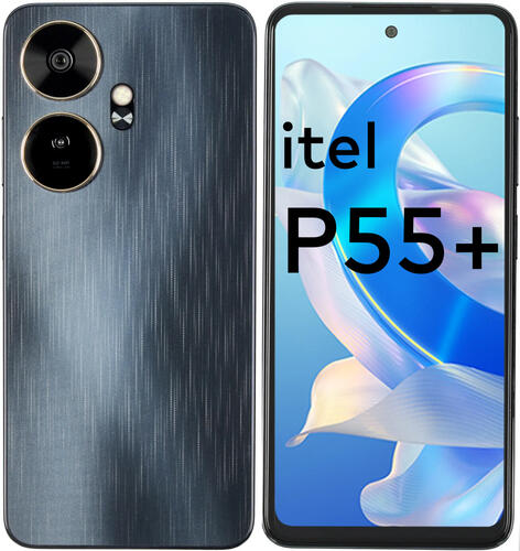 Купить 6.6" Смартфон Itel P55+ 256 ГБ черный  5446648. Характеристики, отзывы и цены в Донецке