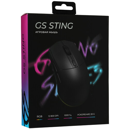 Купить Мышь проводная DEXP GS Sting  черный  9211064. Характеристики, отзывы и цены в Донецке
