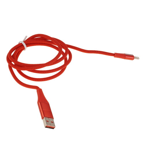 Купить Кабель круглый Hoco Lightning 8-pin - USB 2.0 Type-A, USB Type-C красный 1 м  9238200. Характеристики, отзывы и цены в Донецке