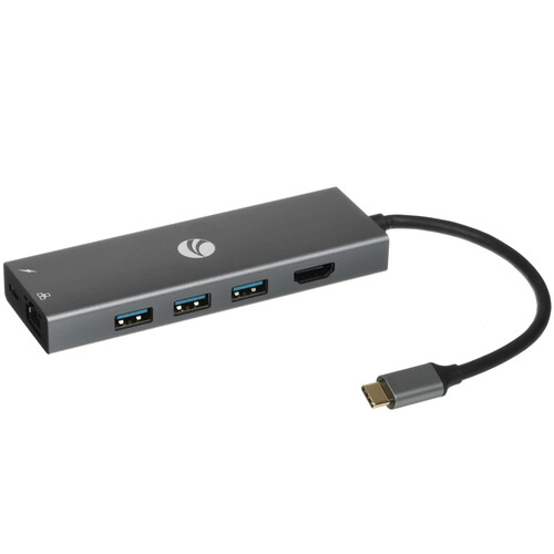 Купить Док-станция VCOM CU459 черный  5472439. Характеристики, отзывы и цены в Донецке