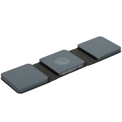 Купить Беспроводное зарядное устройство DEPPA Mini Fold QI 3 in 1 черный  5622779. Характеристики, отзывы и цены в Донецке
