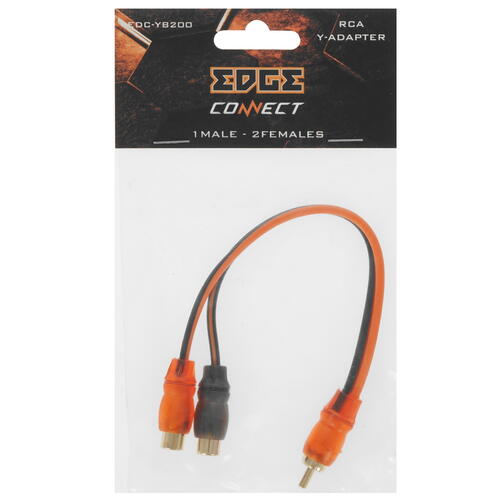 Купить Разветвитель   RCA RCA x2 - RCA оранжевый  5366953. Характеристики, отзывы и цены в Донецке