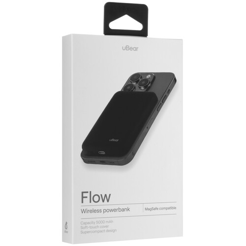 Купить Портативный аккумулятор uBear Flow 5000 черный  5466089. Характеристики, отзывы и цены в Донецке