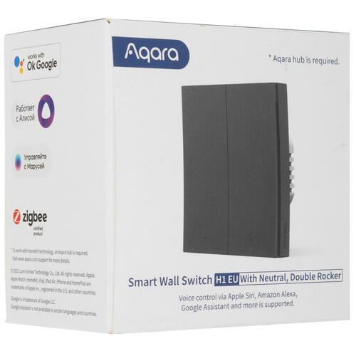 Купить Умный выключатель Aqara WS-EUK04  5465439. Характеристики, отзывы и цены в Донецке