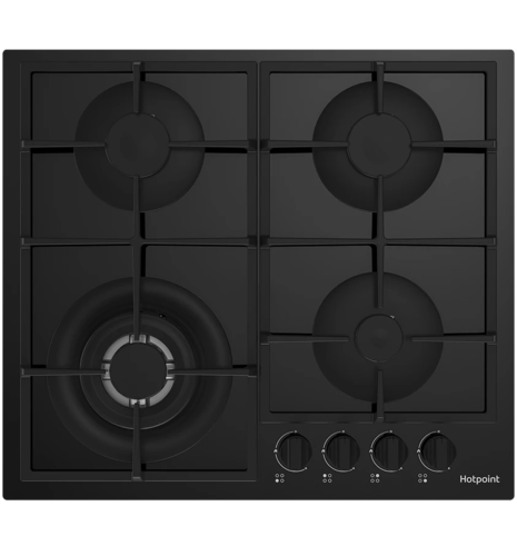 Купить Газовая варочная поверхность Hotpoint HG 62FA/BK  9279935. Характеристики, отзывы и цены в Донецке