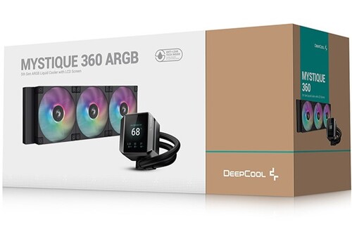 Купить Система охлаждения DEEPCOOL MYSTIQUE 360 ARGB черная  5463285. Характеристики, отзывы и цены в Донецке