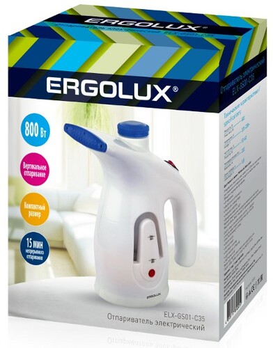 Купить Отпариватель Ergolux ELX-GS01-C35 белый  5368436. Характеристики, отзывы и цены в Донецке