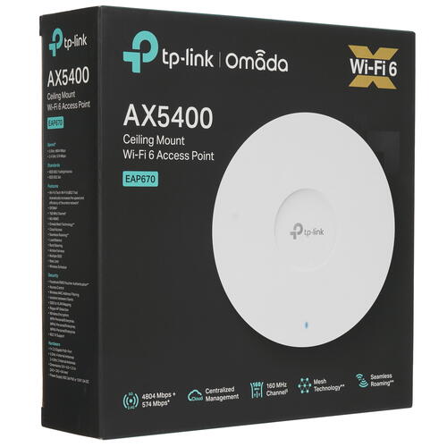 Купить Точка доступа TP-Link EAP670  5043113. Характеристики, отзывы и цены в Донецке