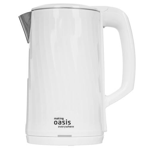 Купить Электрочайник Оasis K-13PW белый  9243045. Характеристики, отзывы и цены в Донецке