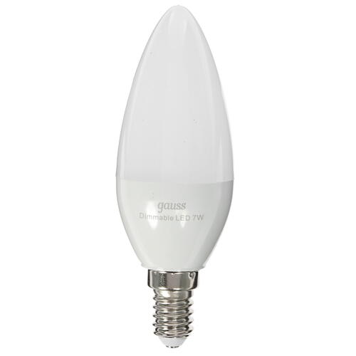 Купить Лампа светодиодная Gauss LED E14/7w Dimmable  1340042. Характеристики, отзывы и цены в Донецке