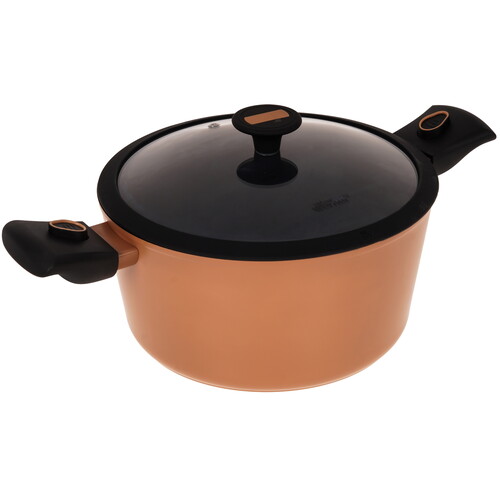 Купить Кастрюля Werner Tivoli 52001 4.5 л 24 см коричневый  9223408. Характеристики, отзывы и цены в Донецке