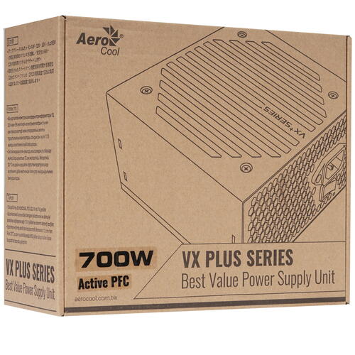 Купить Блок питания AeroCool VX PLUS 700W  1217716. Характеристики, отзывы и цены в Донецке