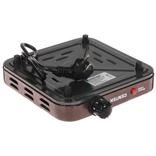 Купить Плита компактная электрическая Centek CT-1506 коричневый  8164595. Характеристики, отзывы и цены в Донецке