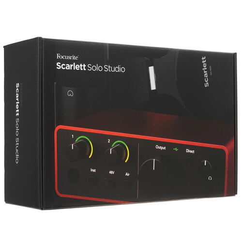 Купить Комплект для звукозаписи Focusrite Scarlett Solo Studio G4  5448214. Характеристики, отзывы и цены в Донецке