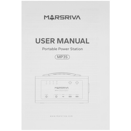 Купить Портативная зарядная станция MARSRIVA MP3S черный  9281636. Характеристики, отзывы и цены в Донецке