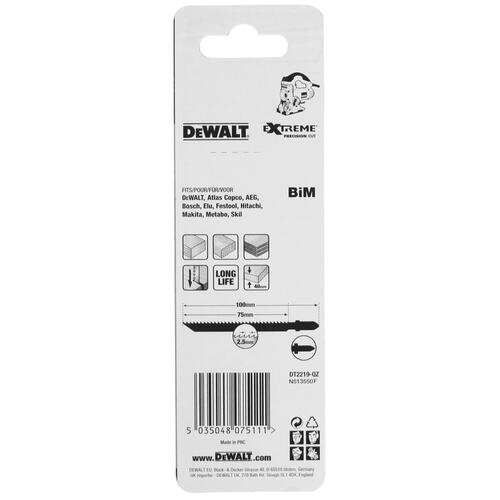 Купить Пилки для лобзика DeWalt DT2219  9015808. Характеристики, отзывы и цены в Донецке
