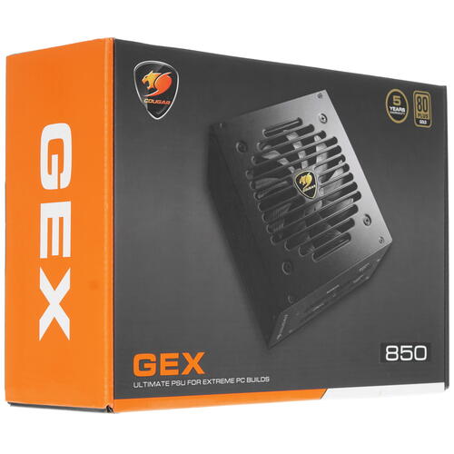 Купить Блок питания Cougar GEX850  1690962. Характеристики, отзывы и цены в Донецке