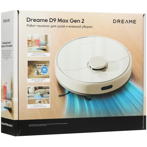 Купить Робот-пылесос Dreame D9 Max Gen 2 белый  5457214. Характеристики, отзывы и цены в Донецке