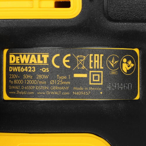 Купить Эксцентриковая шлифмашинка DeWALT DWE6423  5437831. Характеристики, отзывы и цены в Донецке