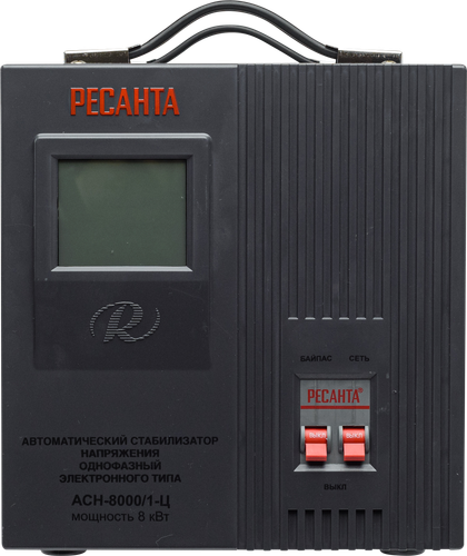 Купить Стабилизатор напряжения Ресанта АСН-8000/1-Ц  1100439. Характеристики, отзывы и цены в Донецке