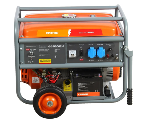 Купить Электрогенератор   бензиновый Кратон GG-5500EM  9126388. Характеристики, отзывы и цены в Донецке