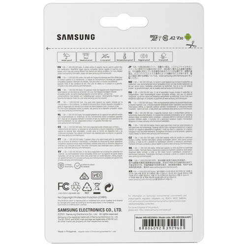 Купить Карта памяти Samsung PRO Plus microSDXC 256 ГБ  5634394. Характеристики, отзывы и цены в Донецке