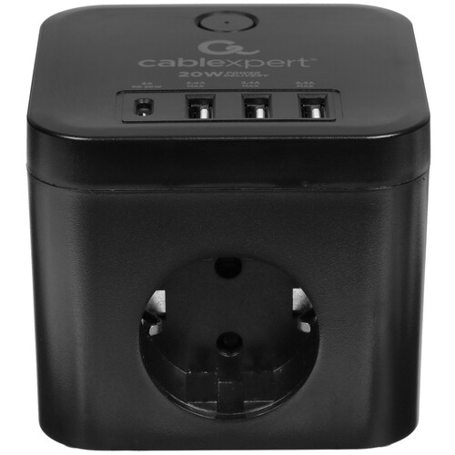 Купить Сетевой фильтр Cablexpert CUBE-3-CU3-B-1.5 черный  9154785. Характеристики, отзывы и цены в Донецке