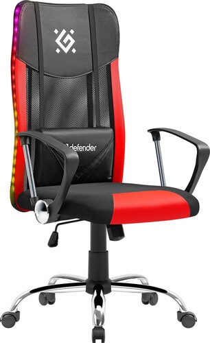 Купить Кресло игровое Defender West черный  9138657. Характеристики, отзывы и цены в Донецке