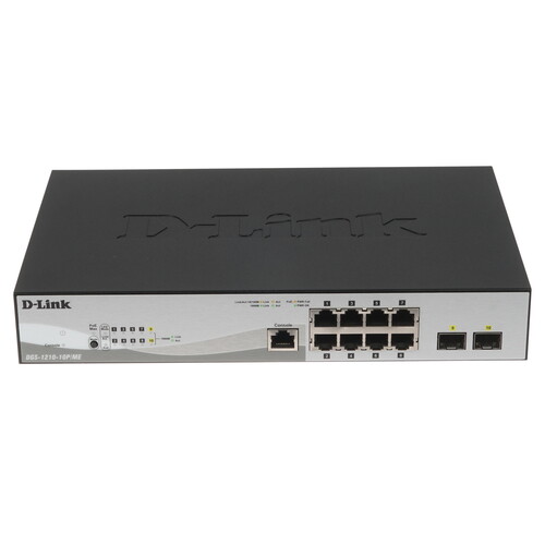Купить Коммутатор D-Link DGS-1210-10P/ME/B  8137082. Характеристики, отзывы и цены в Донецке