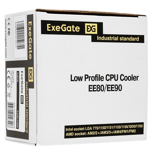 Купить Кулер для процессора ExeGate EE80-PWM  5365743. Характеристики, отзывы и цены в Донецке