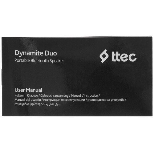 Купить Портативная колонка TTEC Dynamite Duo BT Speaker, черный  9207657. Характеристики, отзывы и цены в Донецке