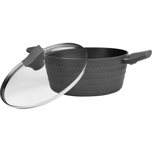 Купить Кастрюля Polaris Kontur-24C 4.2 л 24 см черный  9139972. Характеристики, отзывы и цены в Донецке