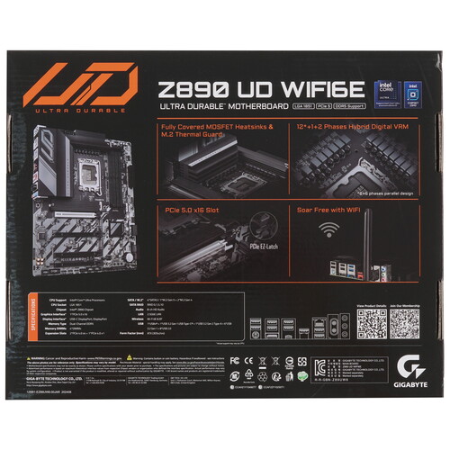 Купить Материнская плата GIGABYTE Z890 UD WIFI6E  5492104. Характеристики, отзывы и цены в Донецке