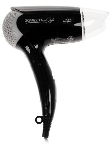 Купить Фен Scarlett SC-HD70IT02 черный/серебристый  7955555. Характеристики, отзывы и цены в Донецке