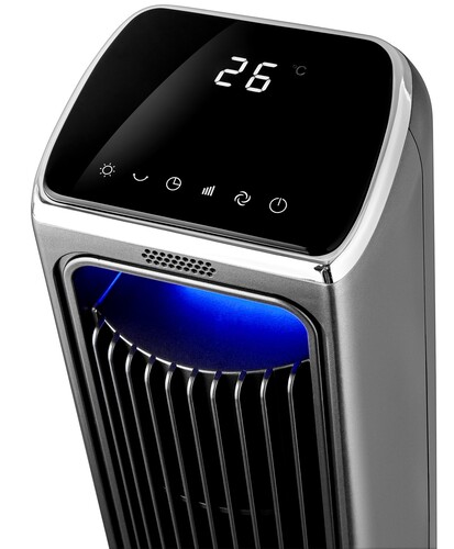 Купить Вентилятор Brayer BR4982  серебристый  9254379. Характеристики, отзывы и цены в Донецке