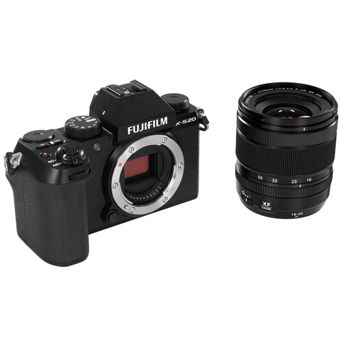 Купить Беззеркальный фотоаппарат FujiFilm X-S20 Kit XF 16-50 mm черный  5481999. Характеристики, отзывы и цены в Донецке