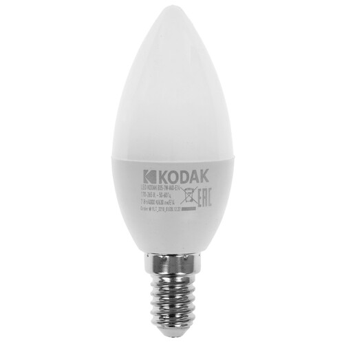 Купить Лампа светодиодная Kodak LED B35-7W-840-E14  5417551. Характеристики, отзывы и цены в Донецке