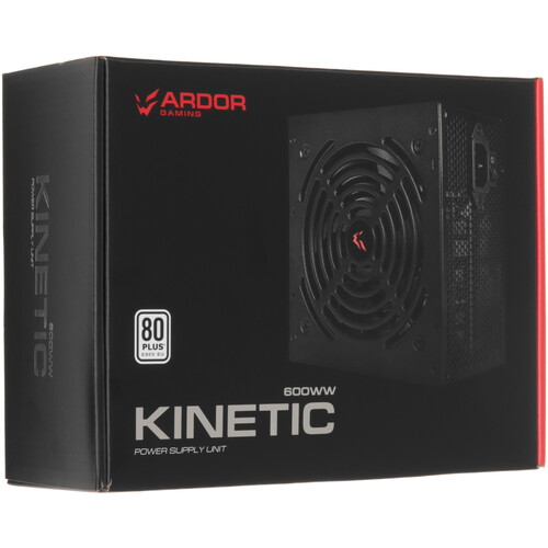 Купить Блок питания ARDOR GAMING KINETIC 600WW  черный  5610275. Характеристики, отзывы и цены в Донецке