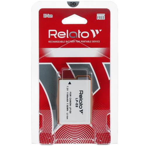 Купить Аккумулятор Relato LP-E8  8118472. Характеристики, отзывы и цены в Донецке