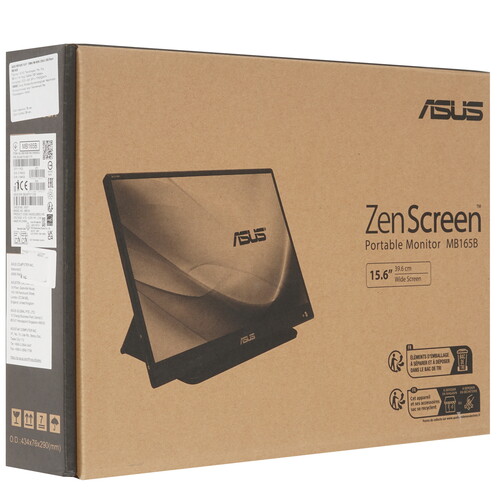 Купить 15.6" Монитор ASUS ZenScreen MB165B черный  5623681. Характеристики, отзывы и цены в Донецке