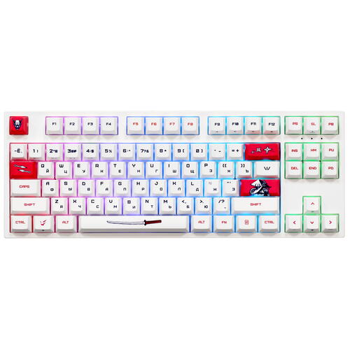 Купить Клавиатура проводная + беспроводная ARDOR GAMING Wakizashi [AG-ZD-87GT-HS-W]  5401654. Характеристики, отзывы и цены в Донецке