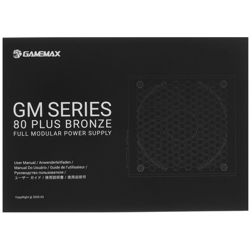 Купить Блок питания GAMEMAX GM-600B  белый  9380740. Характеристики, отзывы и цены в Донецке